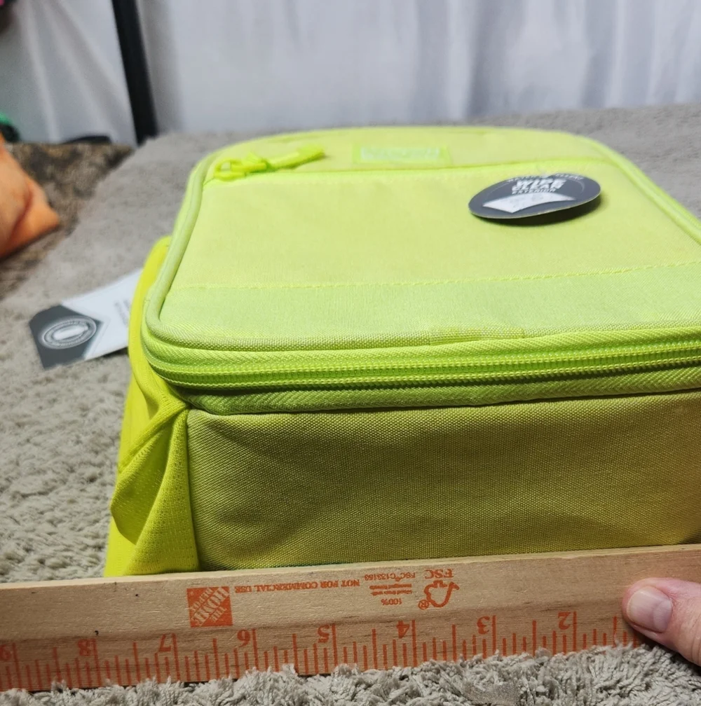 Insulated Lunchbox With Removable Liner - Yellow - Fulton Bag Co.